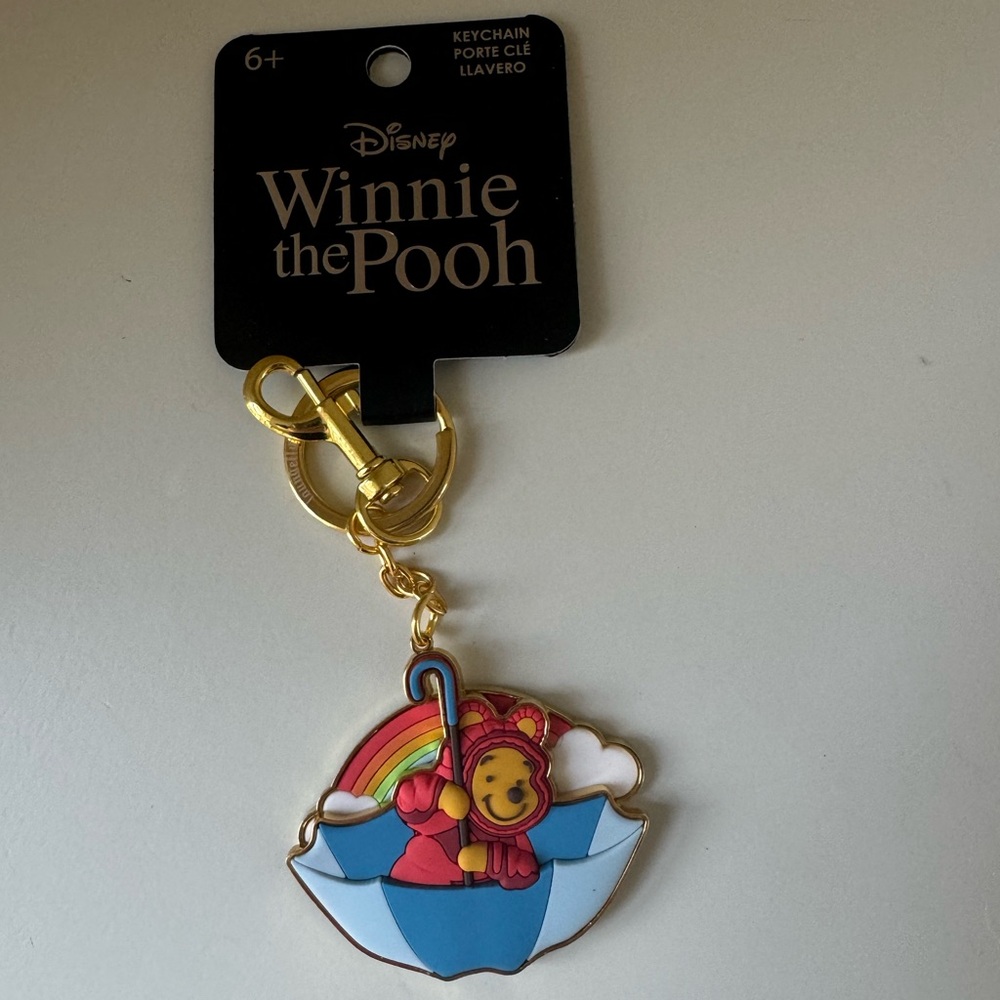 Loungefly Disney Winnie the Pooh Rainy Day Keychain